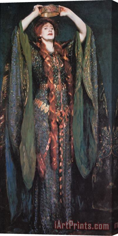 John Singer Sargent Miss Ellen Terry As Lady Macbeth Stretched Canvas Painting / Canvas Art