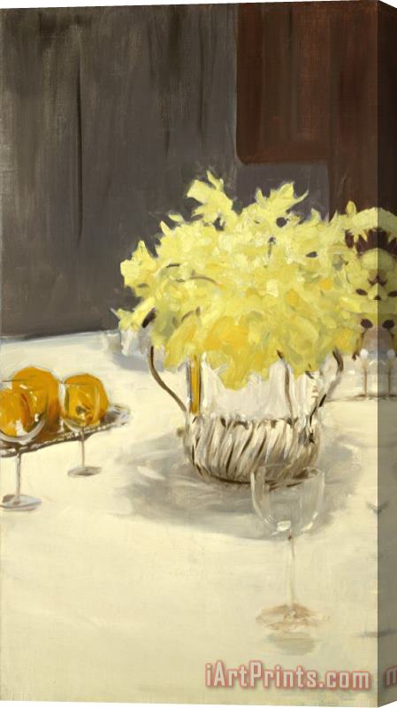 John Singer Sargent Still Life with Daffodils Stretched Canvas Painting / Canvas Art