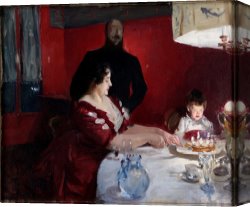 Birthday Canvas Paintings - The Birthday Party by John Singer Sargent