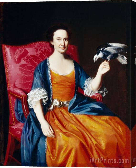 John Singleton Copley Mrs. Benjamin Hallowell Stretched Canvas Print / Canvas Art