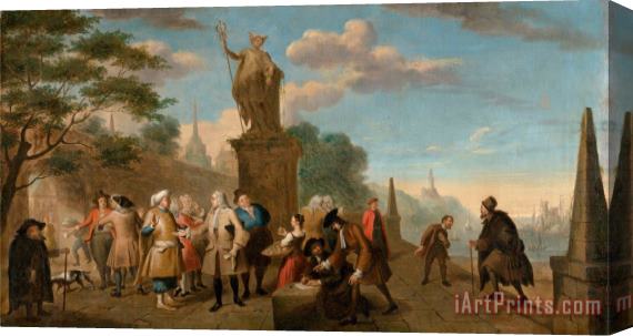 John Theodore Heins Allegory of Trade Stretched Canvas Print / Canvas Art