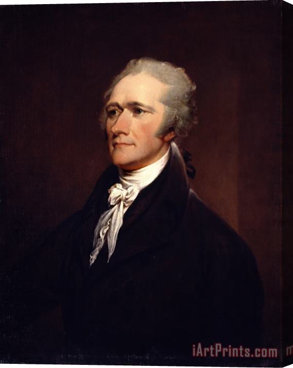 John Trumbull Alexander Hamilton 2 Stretched Canvas Print / Canvas Art