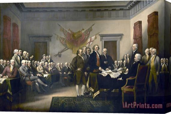 John Trumbull Declaration of Independence Stretched Canvas Print / Canvas Art