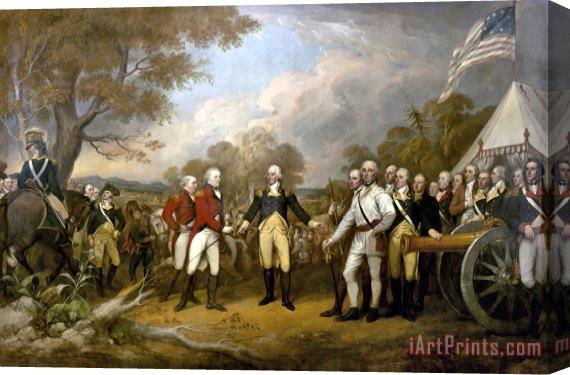 John Trumbull Surrender of General Burgoyne Stretched Canvas Print / Canvas Art