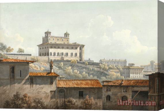 John Warwick Smith The Villa Medici, Rome Stretched Canvas Print / Canvas Art