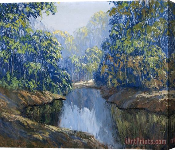 John Wesley Hardrick Blue Lagoon Stretched Canvas Print / Canvas Art