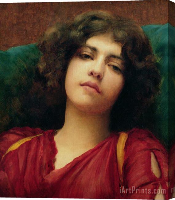 John William Godward Reverie Stretched Canvas Painting / Canvas Art