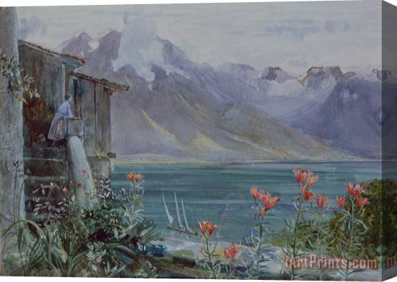 John William Inchbold Lake Geneva Stretched Canvas Painting / Canvas Art