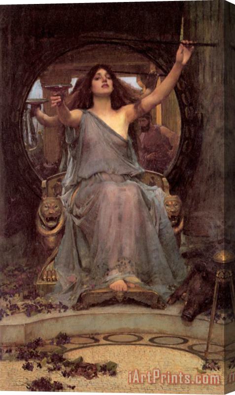 John William Waterhouse Circe Offering The Cup to Odysseus Stretched Canvas Painting / Canvas Art