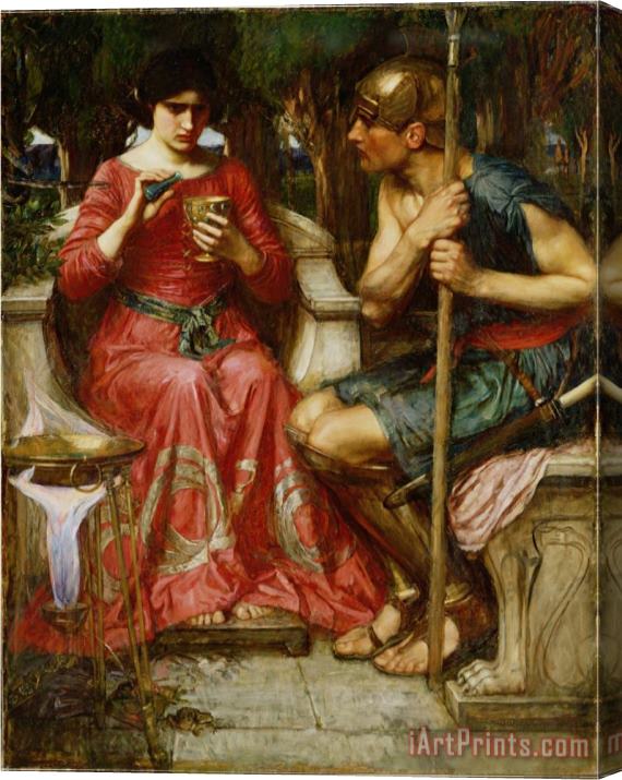 John William Waterhouse Jason And Medea 1907 Oil on Canvas Stretched Canvas Print / Canvas Art