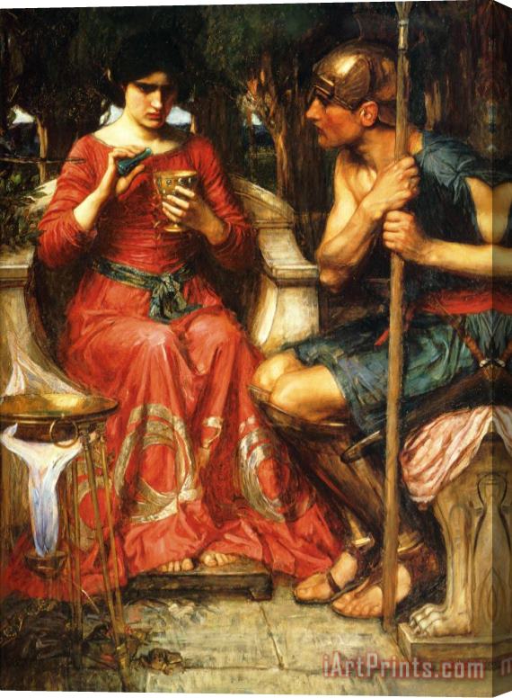 John William Waterhouse Jason And Medea Stretched Canvas Painting / Canvas Art