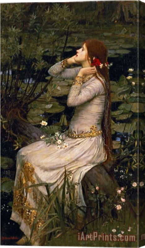 John William Waterhouse Ophelia 1894 Stretched Canvas Painting / Canvas Art