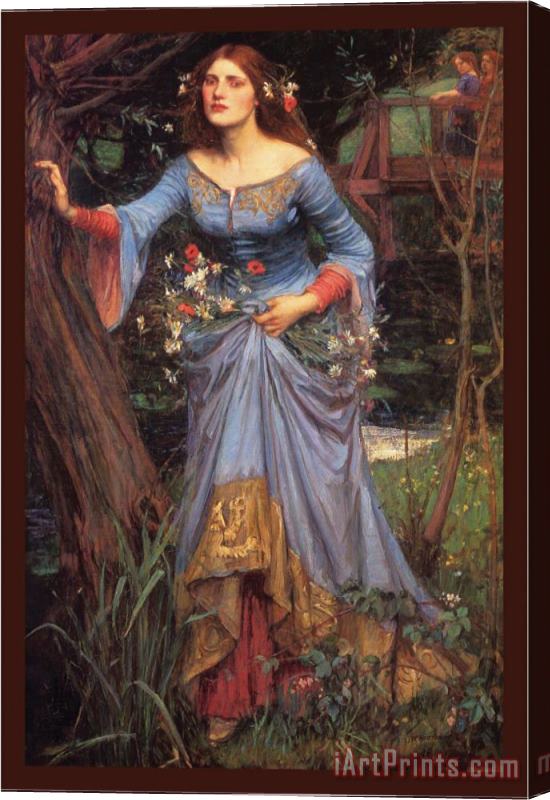 John William Waterhouse Ophelia Stretched Canvas Painting / Canvas Art