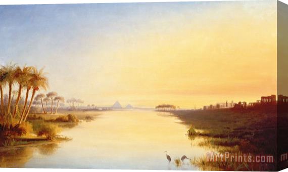 John Williams Egyptian Oasis Stretched Canvas Print / Canvas Art