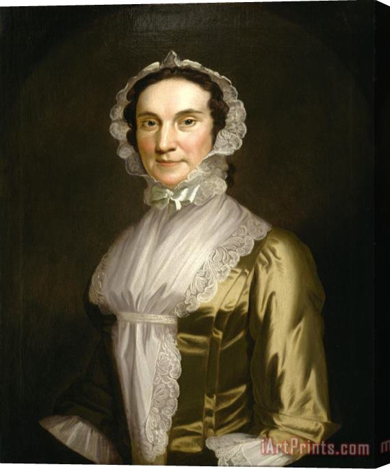 John Wollaston Portrait of Mrs. Richard Nichols Stretched Canvas Painting / Canvas Art