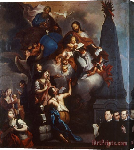 Jose de Alcibar The Ministry of Saint Joseph Stretched Canvas Print / Canvas Art