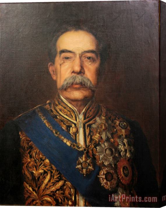Jose Malhoa Portrait of Jose Luciano De Castro Stretched Canvas Painting / Canvas Art