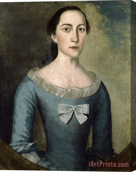 Joseph Badger Mrs. Samuel Moody Stretched Canvas Print / Canvas Art