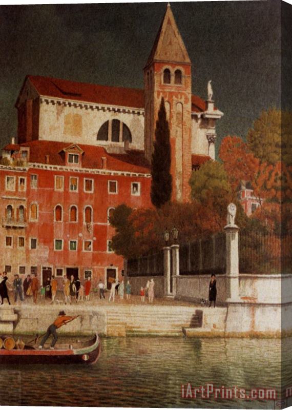 Joseph Edward Southall San Vitale Venice Stretched Canvas Painting / Canvas Art