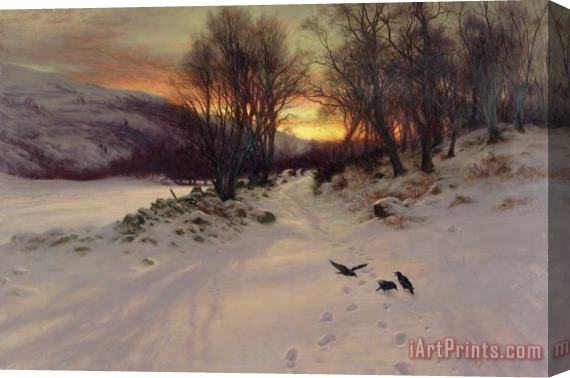 Joseph Farquharson When the West with Evening Glows Stretched Canvas Painting / Canvas Art