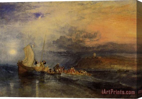 Joseph Mallord William Turner Folkestone From The Sea Stretched Canvas Print / Canvas Art