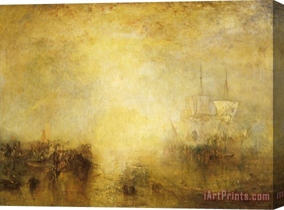 Joseph Mallord William Turner Hurrah! for The Whaler Erebus! Another Fish!' Stretched Canvas Print / Canvas Art