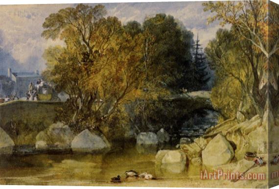Joseph Mallord William Turner Ivy Bridge, Devonshire Stretched Canvas Print / Canvas Art
