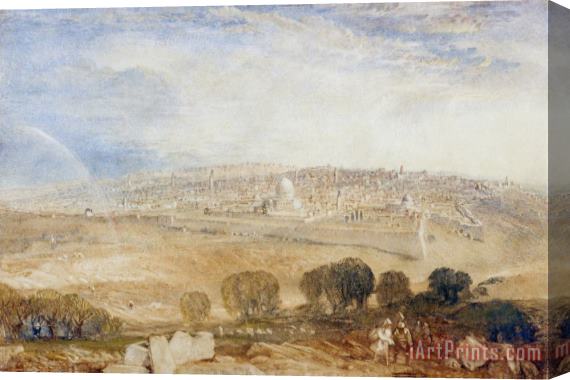 Joseph Mallord William Turner Jerusalem From The Mt. of Olives Stretched Canvas Print / Canvas Art