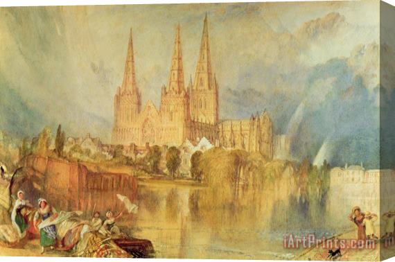 Joseph Mallord William Turner Lichfield Stretched Canvas Painting / Canvas Art