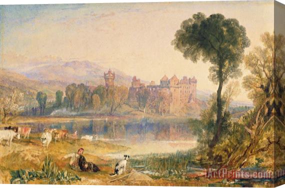 Joseph Mallord William Turner Linlithgow Palace Stretched Canvas Painting / Canvas Art