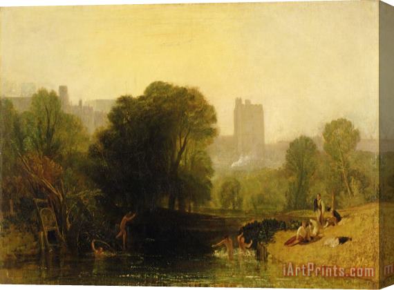 Joseph Mallord William Turner Near the Thames Lock Windsor Stretched Canvas Painting / Canvas Art