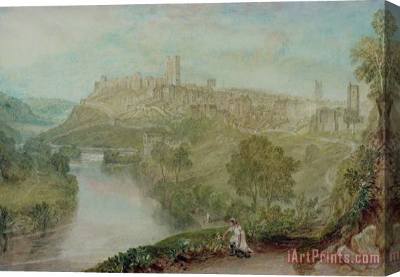 Joseph Mallord William Turner Richmond in Yorkshire Stretched Canvas Print / Canvas Art