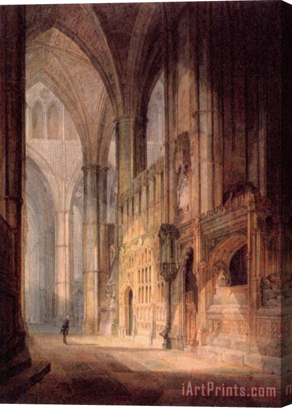Joseph Mallord William Turner St. Erasmus in Bishop Islips Chapel, Westminster Abbey Stretched Canvas Print / Canvas Art