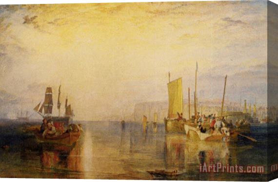 Joseph Mallord William Turner Sunrise. Whiting Fishing at Margate Stretched Canvas Print / Canvas Art
