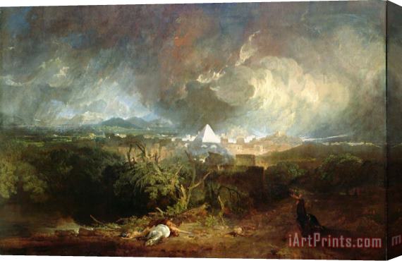 Joseph Mallord William Turner The Fifth Plague of Egypt Stretched Canvas Print / Canvas Art