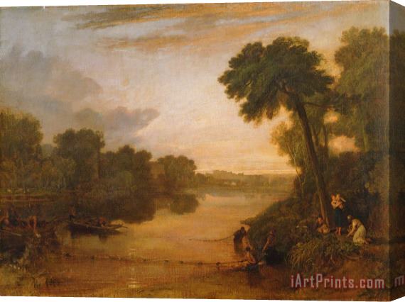 Joseph Mallord William Turner The Thames near Windsor Stretched Canvas Painting / Canvas Art