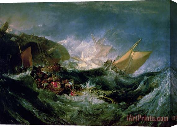 Joseph Mallord William Turner Wreck of a Transport Ship Stretched Canvas Painting / Canvas Art