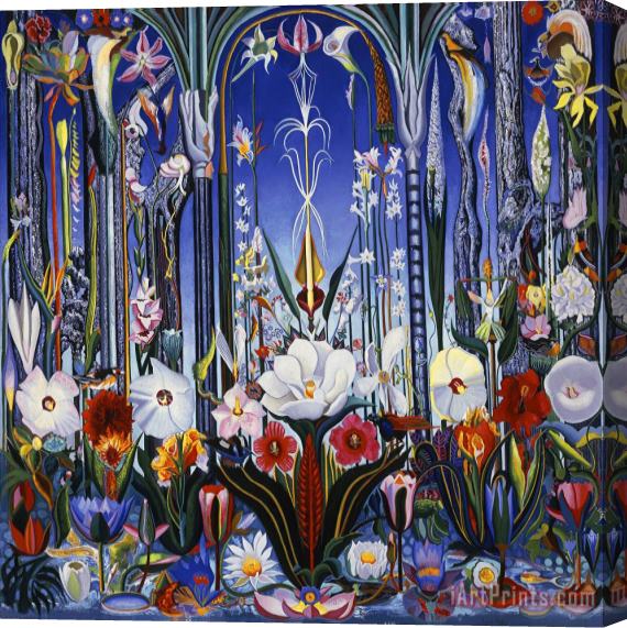 Joseph Stella Flowers, Italy Stretched Canvas Painting / Canvas Art