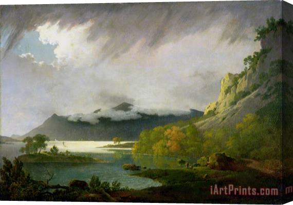 Joseph Wright of Derby Derwent Water with Skiddaw in the Distance Stretched Canvas Painting / Canvas Art
