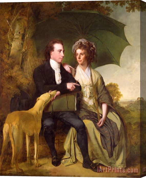 Joseph Wright  The Rev. And Mrs. Thomas Gisborne, of Yoxhall Lodge, Leicestershire Stretched Canvas Painting / Canvas Art