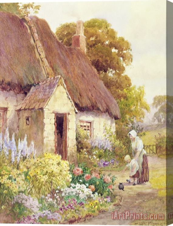 Joshua Fisher Country Cottage Stretched Canvas Print / Canvas Art