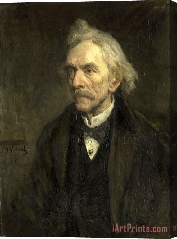Jozef Israels Louis Jacques Veltman (1817 1907). Actor Stretched Canvas Print / Canvas Art