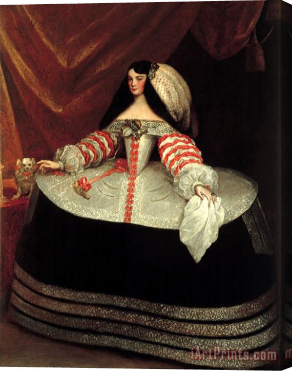 Juan Carreno de Miranda Ines De Zuniga, Countess of Monterrey Stretched Canvas Print / Canvas Art