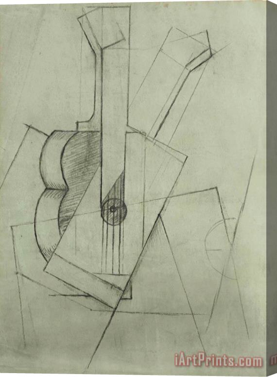 Juan Gris La Guitare, 1913 Stretched Canvas Print / Canvas Art