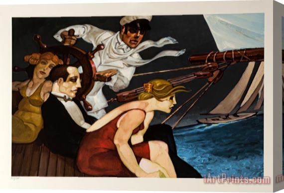 Juarez Machado No Veleiro (in The Sailboat) Stretched Canvas Print / Canvas Art