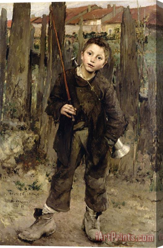 Jules Bastien Lepage Nothing Doing Stretched Canvas Print / Canvas Art