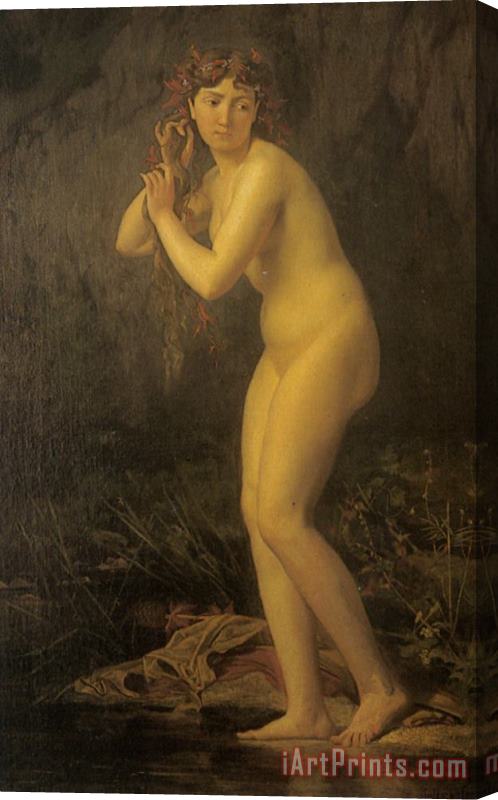 Jules Joseph Lefebvre A Bathing Nude Stretched Canvas Print / Canvas Art