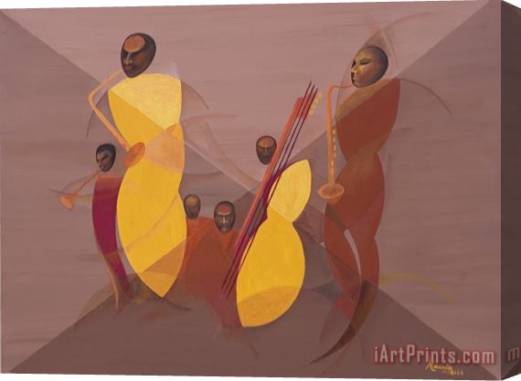 Kaaria Mucherera Mango Jazz Stretched Canvas Print / Canvas Art