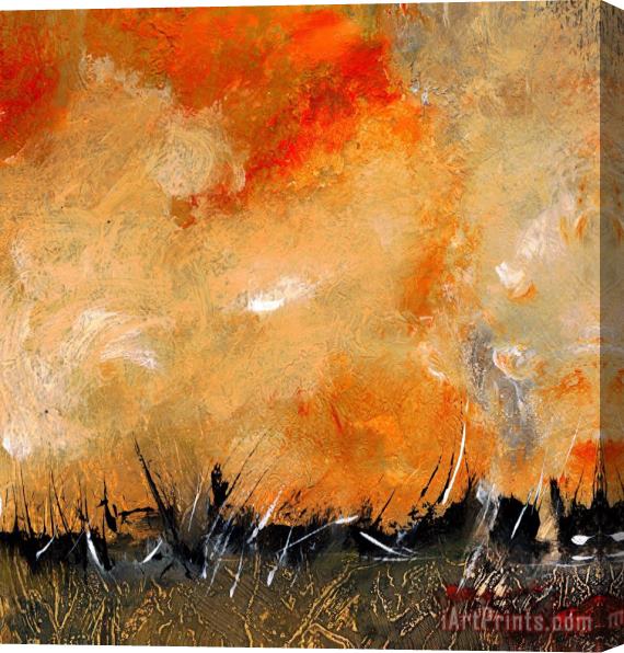 Katarina Niksic Bush fire Stretched Canvas Print / Canvas Art