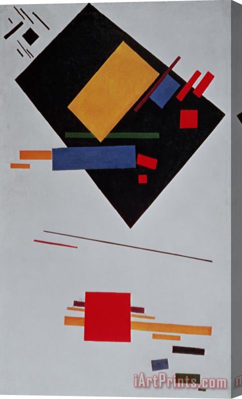 Kazimir Malevich Suprematist Composition Stretched Canvas Print / Canvas Art